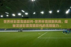 世界杯彩票竞猜软件-世界杯竞技新风尚，探秘足球彩票竞猜软件的无限魅力