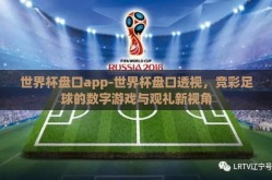 世界杯盘口app-世界杯盘口透视，竞彩足球的数字游戏与观礼新视角