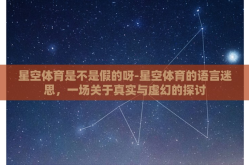 星空体育是不是假的呀-星空体育的语言迷思，一场关于真实与虚幻的探讨