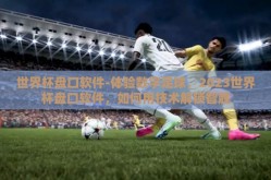 世界杯盘口软件-体验数字足球，2023世界杯盘口软件，如何用技术解锁智胜