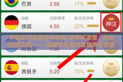 手机支付宝世界杯竞猜-世界杯激情，尽在指掌之间 —— 揭秘手机支付宝世界杯竞猜的魅力与玩法