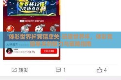 体彩世界杯竞猜单关-玩趣世界杯，体彩竞猜单关的魅力与策略指南