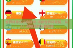 世界杯怎么玩竞猜啊-揭秘世界杯竞猜，从入门到精通的乐趣指南