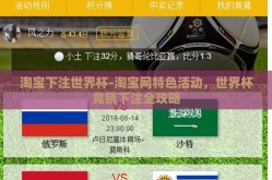淘宝下注世界杯-淘宝网特色活动，世界杯竞猜下注全攻略
