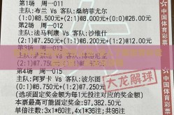 世界杯竞猜彩票怎么玩-深入了解世界杯竞猜彩票，玩法与攻略