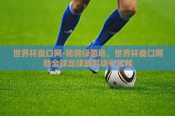 世界杯盘口网-驰骋绿茵场，世界杯盘口网的全球足球盛宴吸引诠释