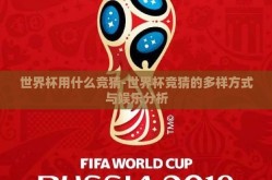 世界杯用什么竞猜-世界杯竞猜的多样方式与娱乐分析