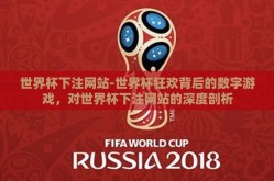 世界杯下注网站-世界杯狂欢背后的数字游戏，对世界杯下注网站的深度剖析