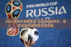 2026世界杯赛事下注-2026年世界杯，体育激情与理性投注的交融