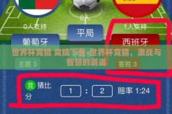 世界杯竞猜 竞猜下载-世界杯竞猜，激战与智慧的邂逅