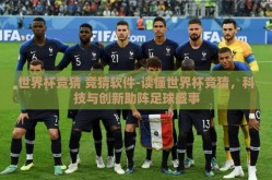 世界杯竞猜 竞猜软件-读懂世界杯竞猜，科技与创新助阵足球盛事