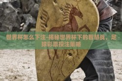 世界杯怎么下注-揭秘世界杯下的智慧战，足球彩票投注策略