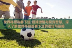 世界杯预选赛下注-足球激情与投资智慧，深入了解世界杯预选赛下注的逻辑与策略