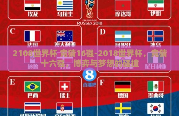 2108世界杯 竞猜16强-2018世界杯,竞猜十六强,博弈与梦想的碰撞 2108世界杯 竞猜16强-2018世界杯,竞猜十六强,博弈与梦想的碰撞