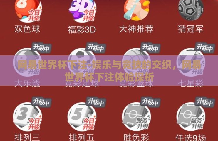 网易世界杯下注-娱乐与竞技的交织，网易世界杯下注体验探析