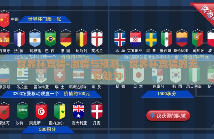 世界杯竞猜-激情与预测，世界杯竞猜的无穷魅力