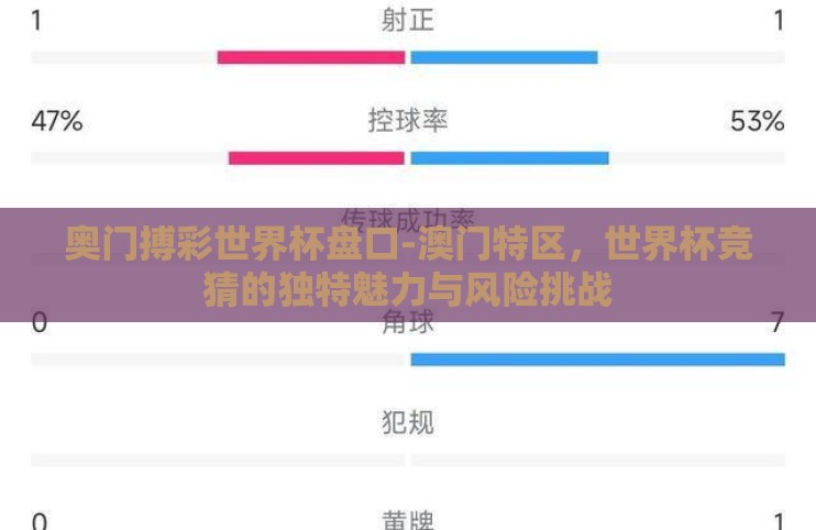奥门搏彩世界杯盘口-澳门特区，世界杯竞猜的独特魅力与风险挑战