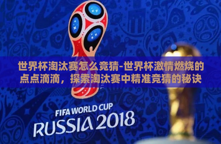 世界杯淘汰赛怎么竞猜-世界杯激情燃烧的点点滴滴，探索淘汰赛中精准竞猜的秘诀