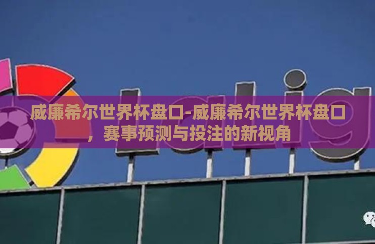 威廉希尔世界杯盘口-威廉希尔世界杯盘口，赛事预测与投注的新视角