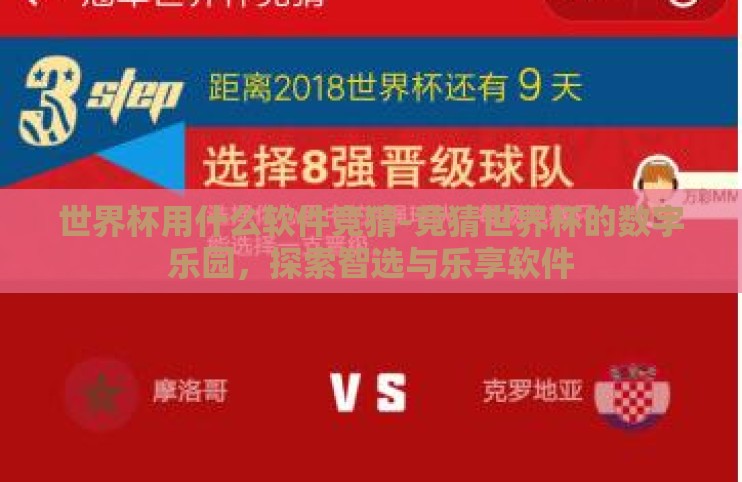 世界杯用什么软件竞猜-竞猜世界杯的数字乐园，探索智选与乐享软件
